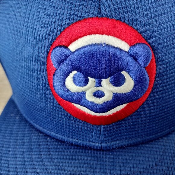Chicago Cubs New Era 59Fifty Hat Cubbie Bear Logo Fitted Size 7 3/4 Baseball Cap - Picture 7 of 12